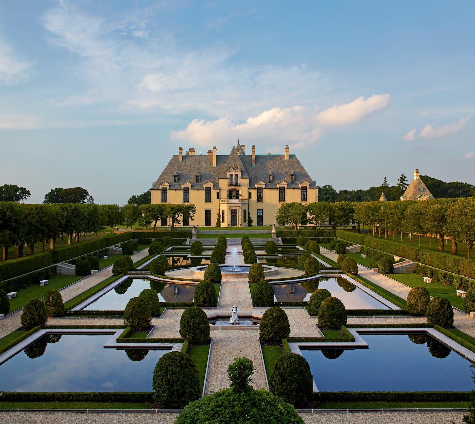 Oheka Castle, New York, filmare drona nunta